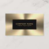 Carte De Visite Tons or brillant Stainless Steel Look (Devant)