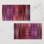 Carte De Visite Tons roses (Devant / Derrière)