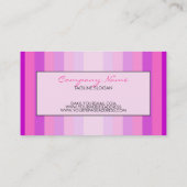 Carte De Visite Tons roses (Dos)