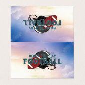 Carte De Visite TOP Born to Play Football (Extérieur déplié)