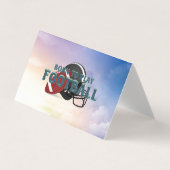 Carte De Visite TOP Born to Play Football (Devant)