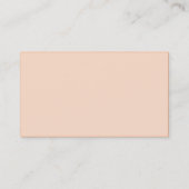 Carte De Visite Top courbe v2 - orange (Dos)