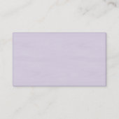 Carte De Visite Top courbe v3b - violet profond (Dos)