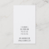 Carte De Visite Top Hat (Dos)