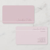 Carte De Visite Top moderne élégant Modèle professionnel tendance (Devant / Derrière)