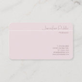 Carte De Visite Top moderne élégant Modèle professionnel tendance (Dos)