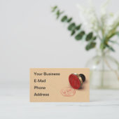 Carte De Visite Top Secret Classic Ink Stamp (Debout devant)