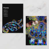 Carte De Visite TOPAZ EPHÉMÉRAL Beauté, Salon, Spa, Artiste maquil (Devant / Derrière)