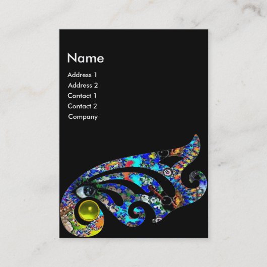 Carte De Visite TOPAZ EPHÉMÉRAL Beauté, Salon, Spa, Artiste maquil (Devant)