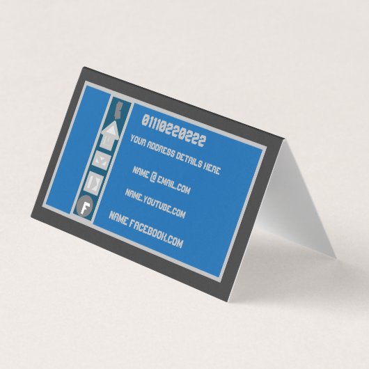 CARTE DE VISITE TOPFlow Premium Worldmap (Dos)