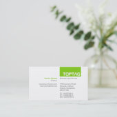 Carte De Visite TopTag v2 - Martian Green (Debout devant)