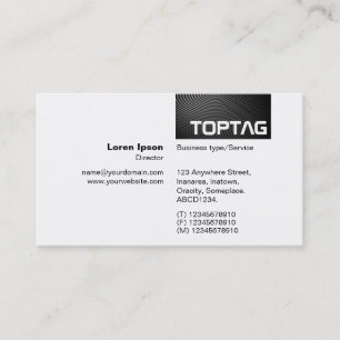 Carte De Visite TopTag v2 - Piscine électrique 01