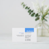 Carte De Visite TopTag v3 - Bleu bébé (Debout devant)