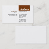 Carte De Visite TopTag v3 - Noix (Devant / Derrière)