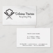 Carte De Visite Toque | Couteau | Culinaire (Devant / Derrière)