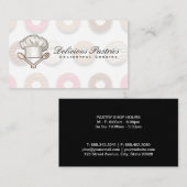 Carte De Visite Toque | Motif de donut (Devant / Derrière)