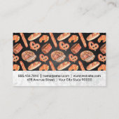 Carte De Visite Toque | Pretzels et Pain (Dos)