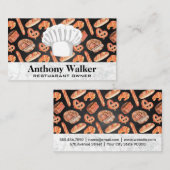 Carte De Visite Toque | Pretzels et Pain (Devant / Derrière)