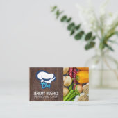 Carte De Visite Toque | Produits frais (Debout devant)