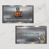 Carte De Visite Torche de soufflage à souder | Métal (Devant / Derrière)