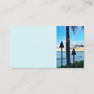 Carte De Visite Torches Waikiki Tiki