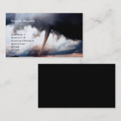 Carte De Visite Tornade (Devant / Derrière)