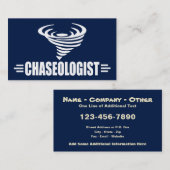 Carte De Visite Tornado Tornado, un tornade de chasser de tempête (Devant / Derrière)