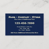 Carte De Visite Tornado Tornado, un tornade de chasser de tempête (Dos)