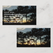 Carte De Visite Torrey Pine Sunset II Californie Paysage (Devant / Derrière)