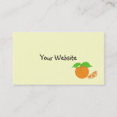 Carte De Visite Torsion Orange (Dos)