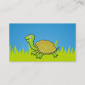 Carte De Visite Tortue caricaturale (Dos)