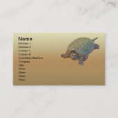 Carte De Visite Tortue commune - Chelydra serpentina (Devant)