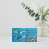 Carte De Visite Tortue de mer verte (Debout devant)