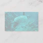Carte De Visite Tortue de mer verte (Dos)