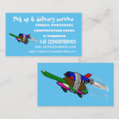 Carte De Visite Tortue volante (Devant / Derrière)