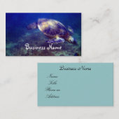 Carte De Visite Tortues de mer hawaïennes (Devant / Derrière)