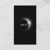 Carte De Visite Total Solar Eclipse America 8 avril 2024 (Devant)