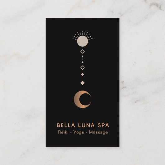 Carte De Visite *~* Totem de la lune de shaman cosmique (Devant)