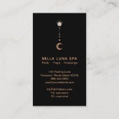 Carte De Visite *~* Totem de la lune de shaman cosmique lunaire (Dos)