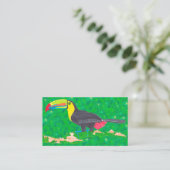 CARTE DE VISITE TOUCAN (Debout devant)