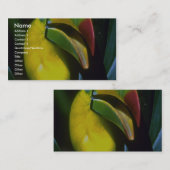 Carte De Visite toucan Quille-affiché (Devant / Derrière)