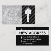 Carte De Visite Touche début d'écran de NOUVEL annoucement (Devant / Derrière)