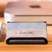 Carte De Visite Touches de brosse à brosse à vis à vis Aqua Opal