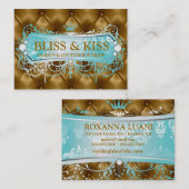 Carte De Visite Touffe d'or de bonheur de l'Aqua 311 (Devant / Derrière)