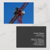 Carte De Visite Tour Crane (Devant / Derrière)
