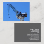 Carte De Visite Tour Crane (Devant / Derrière)