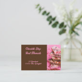 Carte De Visite Tour de fraise et chocolat au lait entier (Debout devant)
