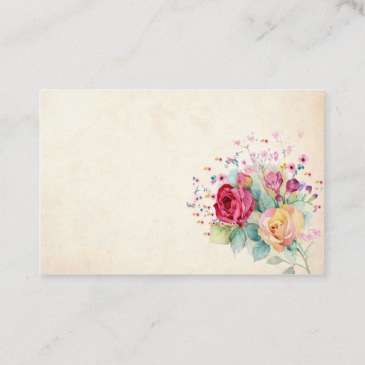 Carte De Visite Tour Eiffel (Dos)