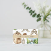 Carte De Visite Tour Eiffel (Debout devant)