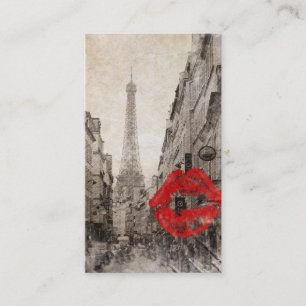 Carte De Visite Tour Eiffel de Paris de paysage d'automne